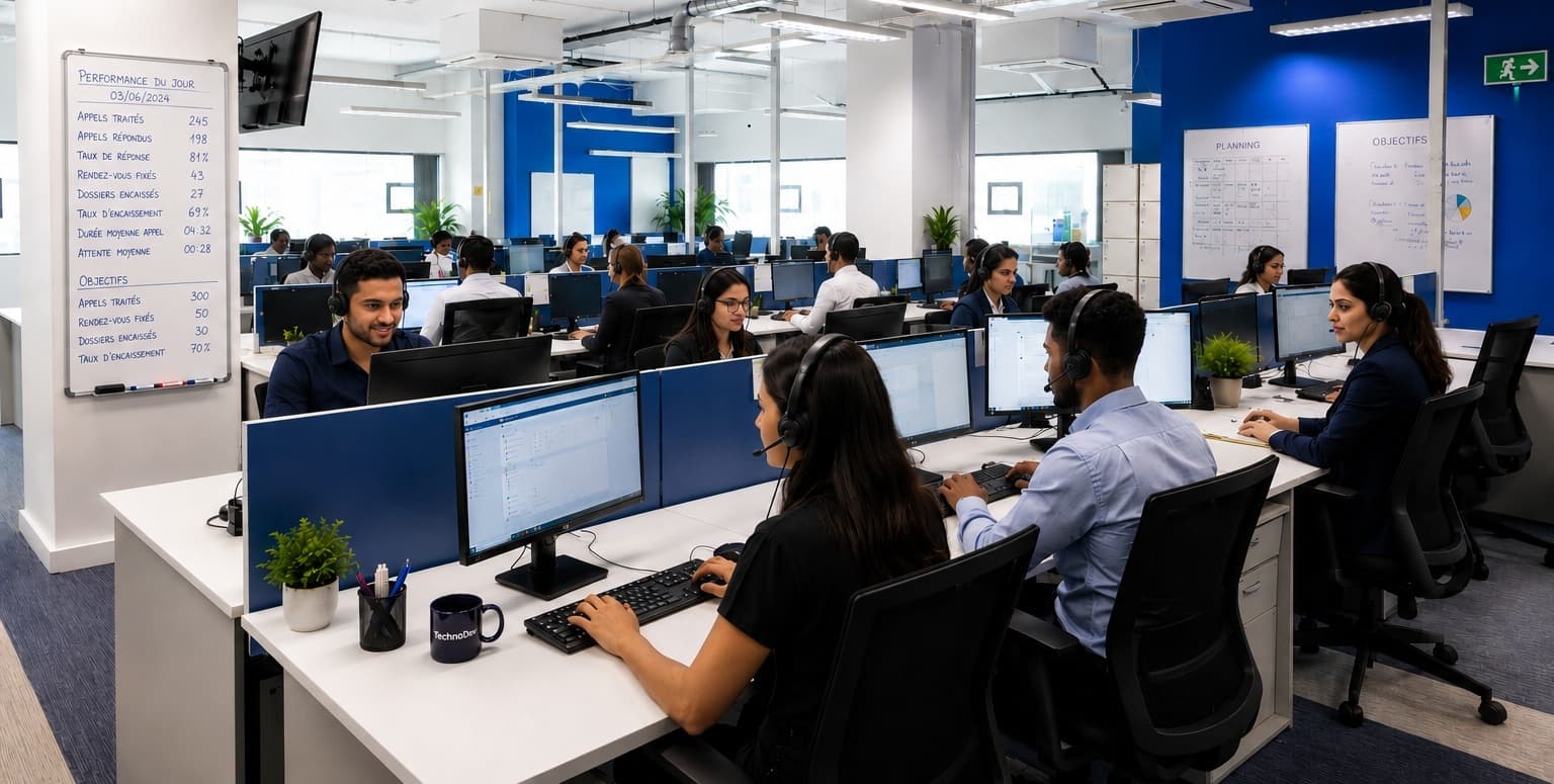 Le plateau de production de TechnoDev à Ébène, Maurice